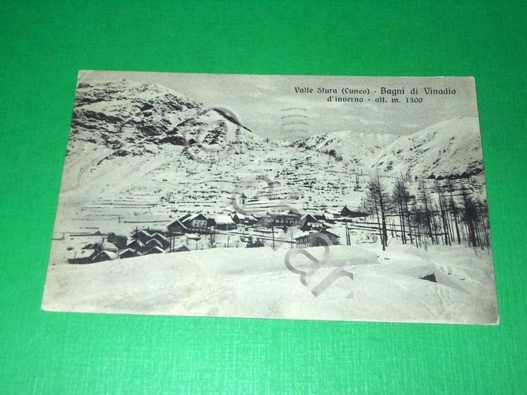 Cartolina Valle Stura ( Cuneo ) - Bagni di Vinadio …
