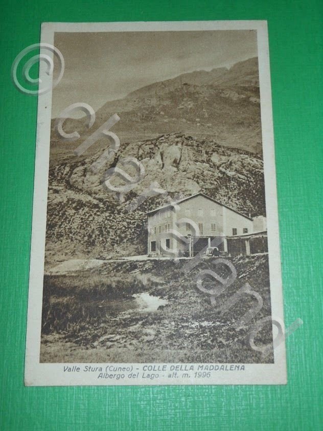 Cartolina Valle Stura ( Cuneo ) - Colle della Maddalena …