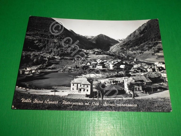 Cartolina Valle Stura ( Cuneo ) - Pietraporzio - Scorcio …