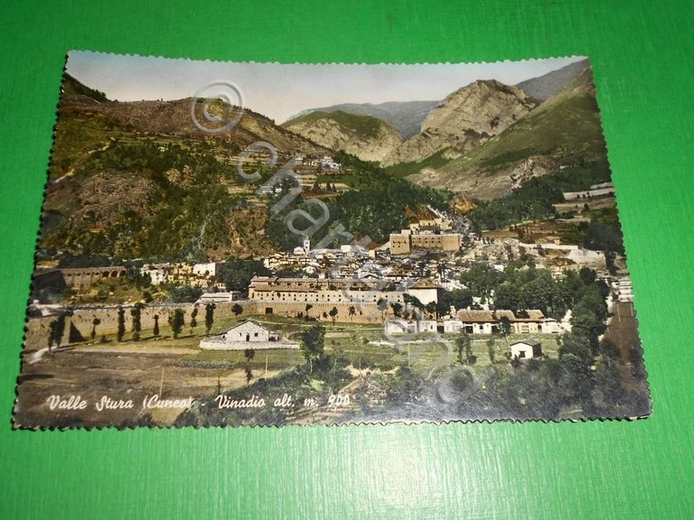 Cartolina Valle Stura ( Cuneo ) - Vinadio 1960 ca.