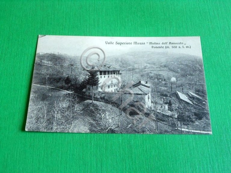 Cartolina Valle Superiore Mosso - Molino dell' Avvocato - Ponente …