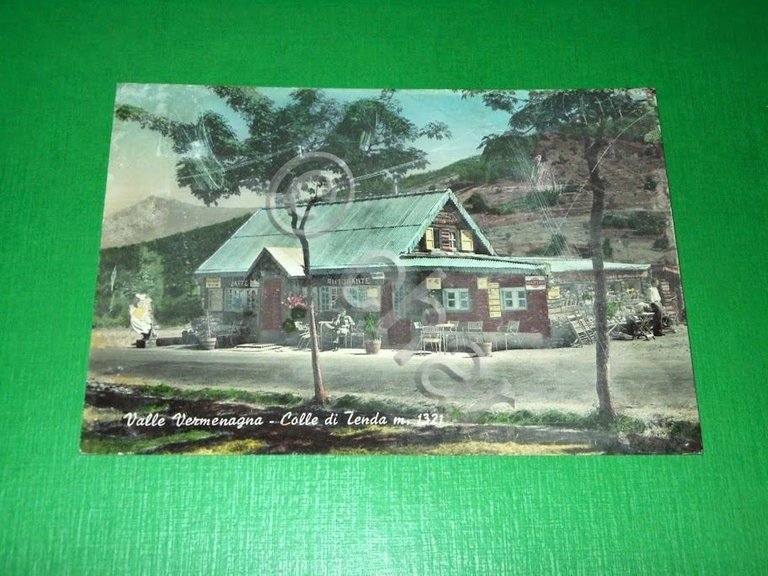Cartolina Valle Vermenagna - Colle di Tenda 1961.