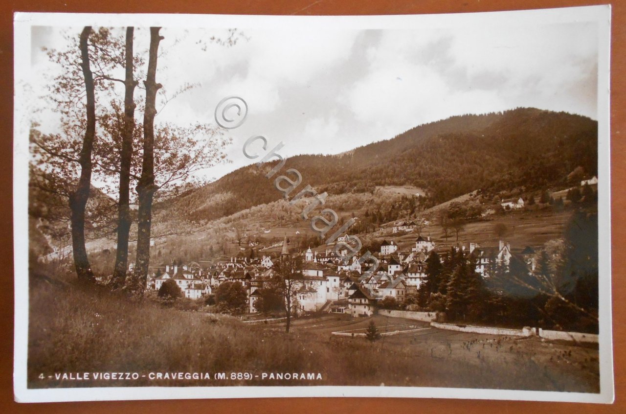 Cartolina Valle Vigezzo - Craveggia (Piemonte) (m. 889) - Panorama …