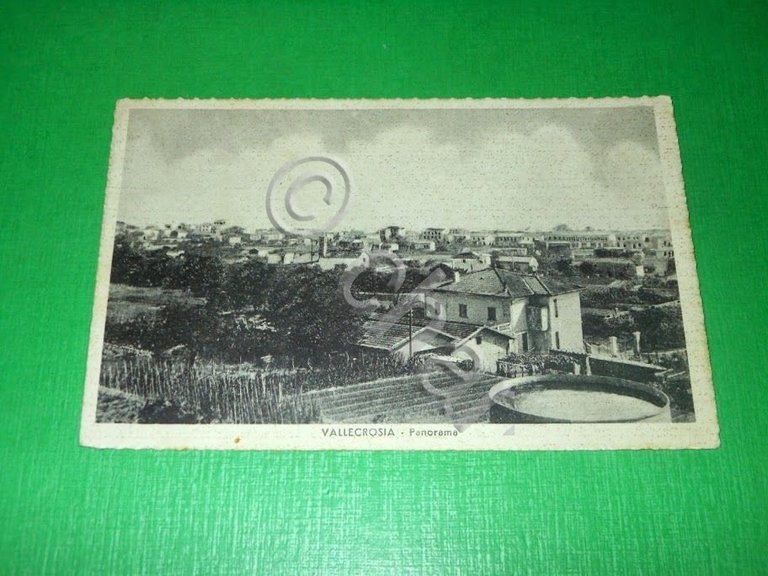Cartolina Vallecrosia - Panorama 1948.