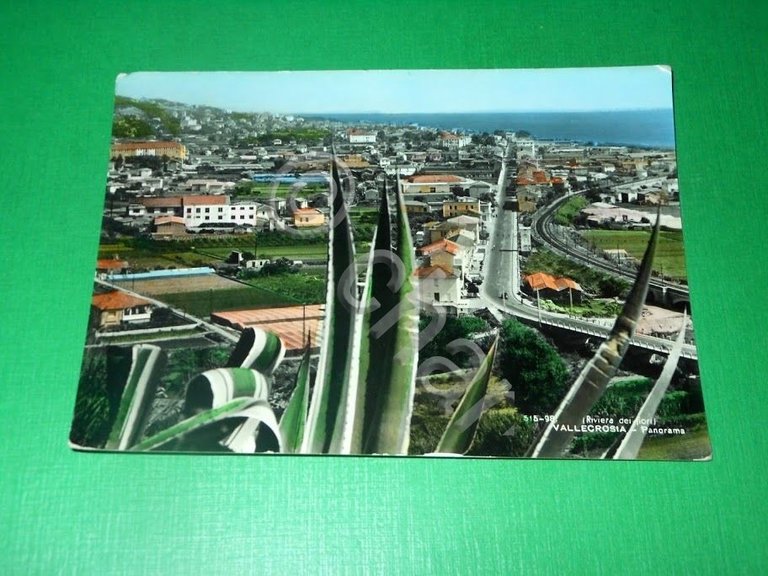 Cartolina Vallecrosia - Panorama 1957