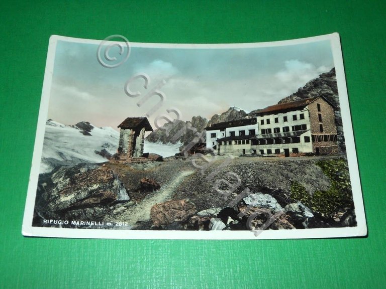 Cartolina Valmalence - Rifugio Marinelli 1960
