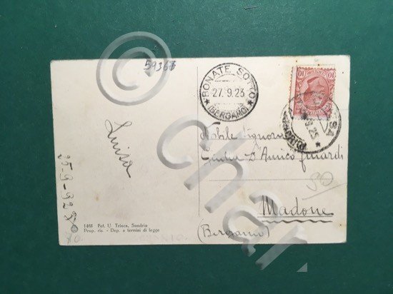 Cartolina Valmalenco - Chiesa - Piazzale Del Grand Hotel m.1050 …