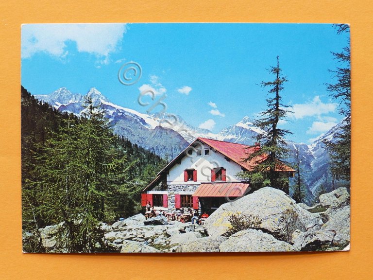Cartolina Valmalenco - La Capanna Porro - 1960 ca..