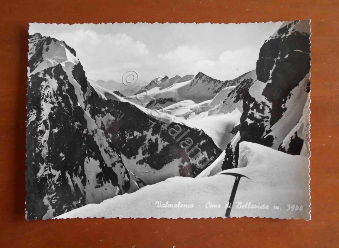 Cartolina Valmalenco (Lombardia) - Cime di Bellavista m. 3900 - …