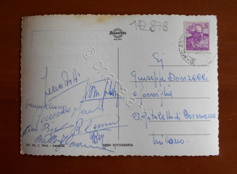 Cartolina Valmalenco (Lombardia) - Cime di Bellavista m. 3900 - …