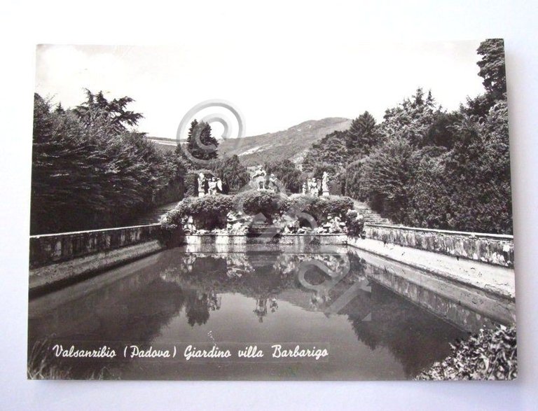 Cartolina Valsanzibio - Giardino Villa Barbarigo 1964