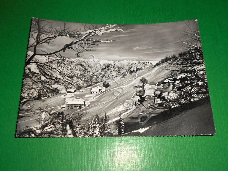 Cartolina Valsesia - Mera - Scorcio panoramico 1963