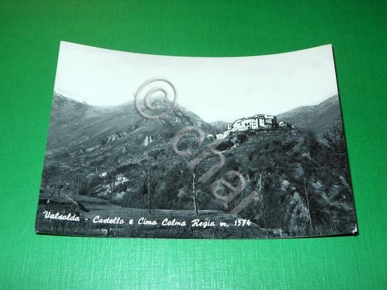 Cartolina Valsolda - Castello e Cima Colma Regia 1959.