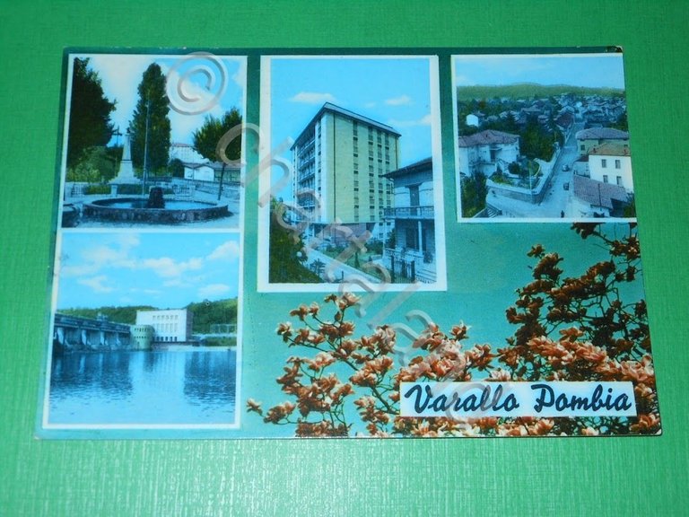 Cartolina Varallo Pombia - Vedute diverse 1966 ca