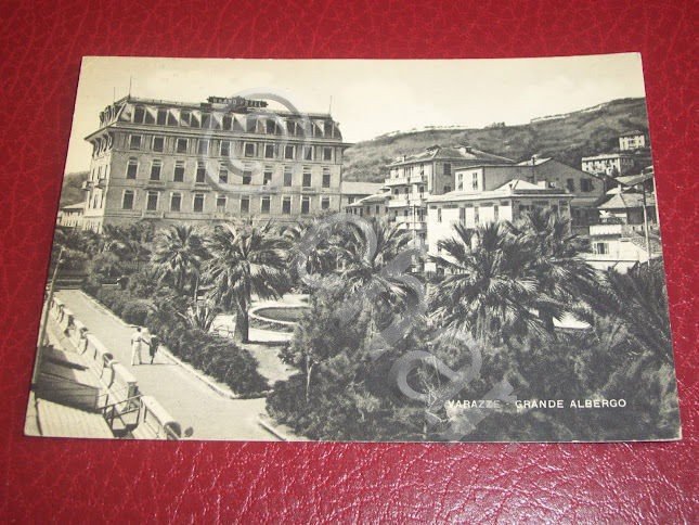 Cartolina Varazze - Grande Albergo 1949.