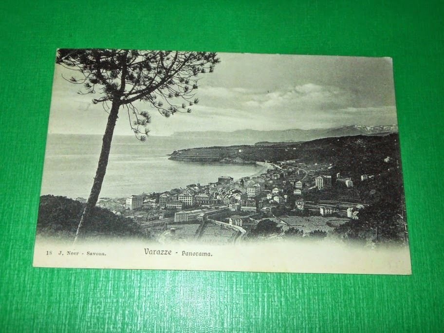 Cartolina Varazze - Panorama 1907.