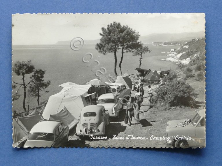 Cartolina Varazze - Piani d'Invrea - Camping Cabiria - 1959 | Immagine Gallery 3
