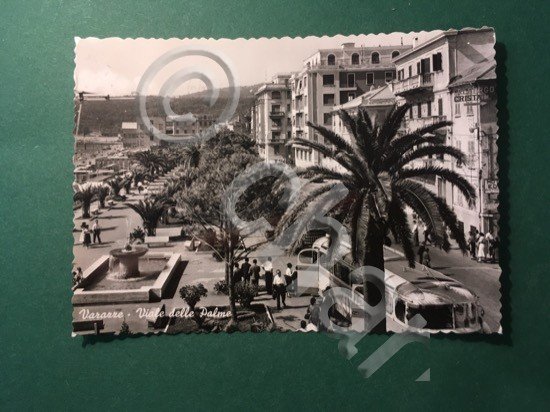 Cartolina Varazze - Viale Delle Palme - 1959