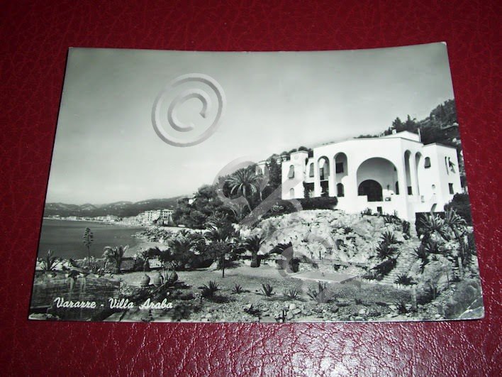 Cartolina Varazze - Villa Araba 1961 ca