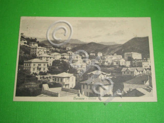 Cartolina Varazze - Villini 1938.