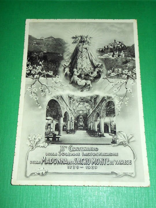 Cartolina Varese - II° Centenario Incoronazione Madonna del Sacro Monte …