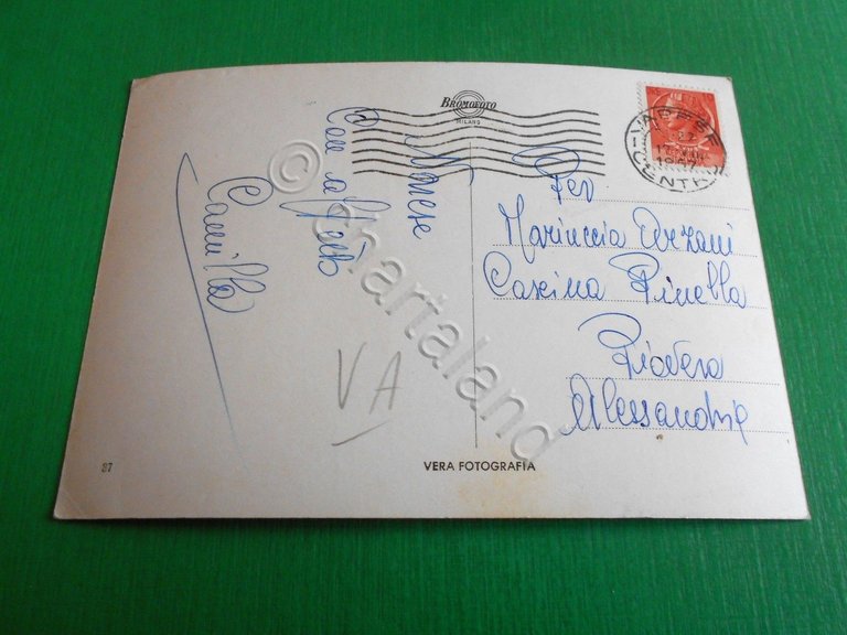 Cartolina Varese - Piazza Monte Grappa e Torre 1957 | Immagine Gallery 4