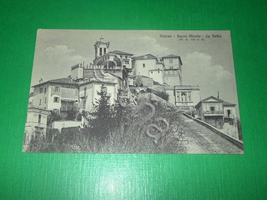 Cartolina Varese - Sacro Monte - La Vetta 1920 ca.