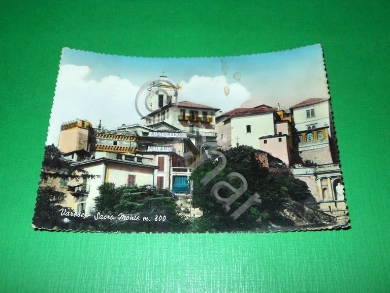 Cartolina Varese - Sacro Monte 1954.