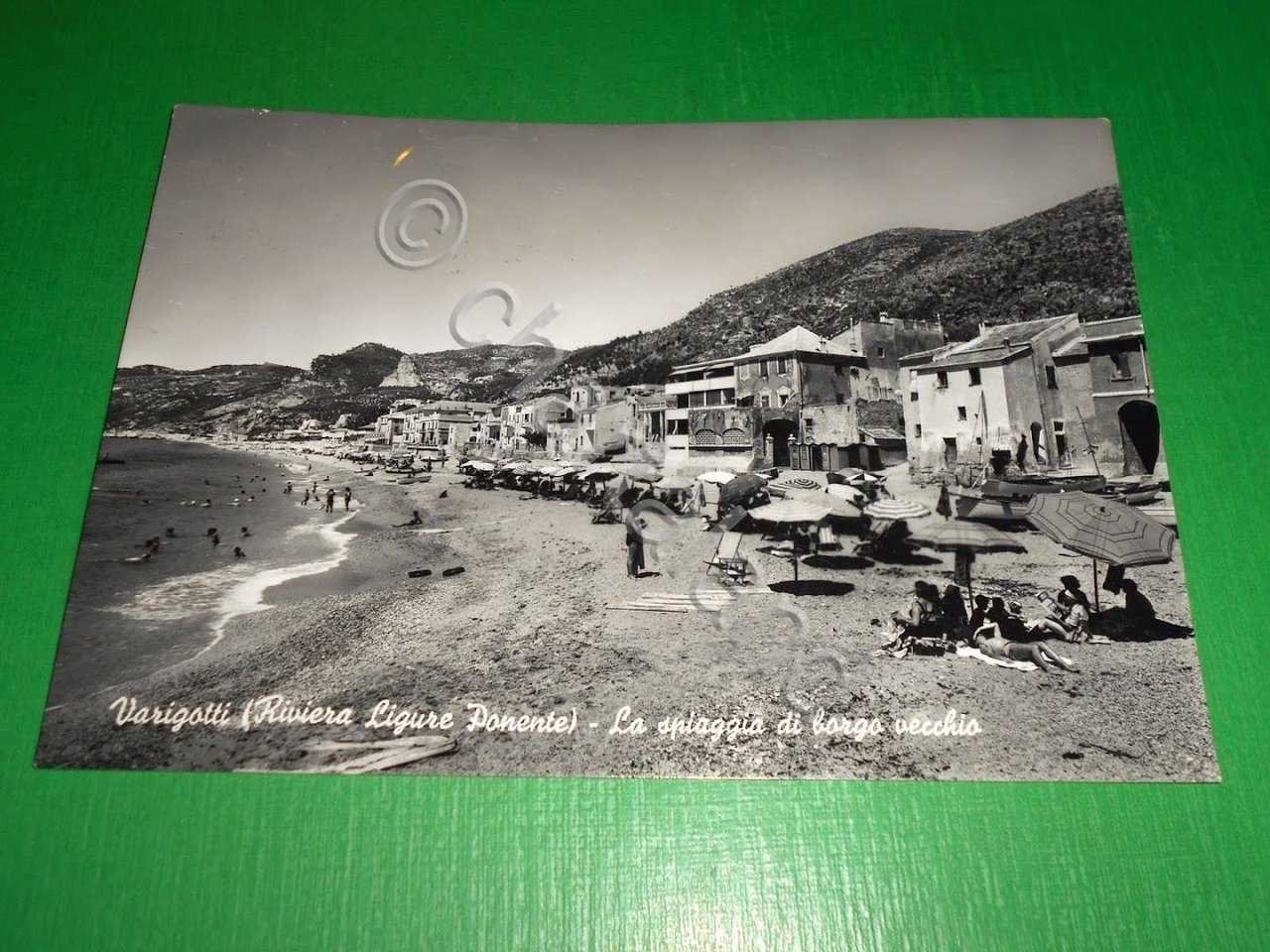 Cartolina Varigotti ( Riviera Ligure ) - La spiaggia di …