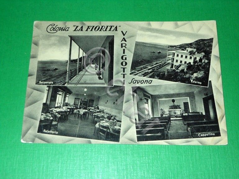Cartolina Varigotti ( Savona ) - Colonia La Fiorita - …