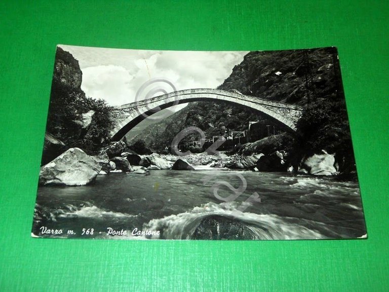 Cartolina Varzo - Ponte Cantone 1950 ca.