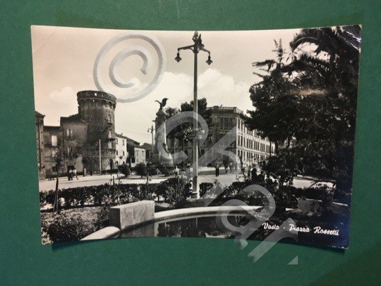 Cartolina Vasto - Piazza Rossetti - 1960
