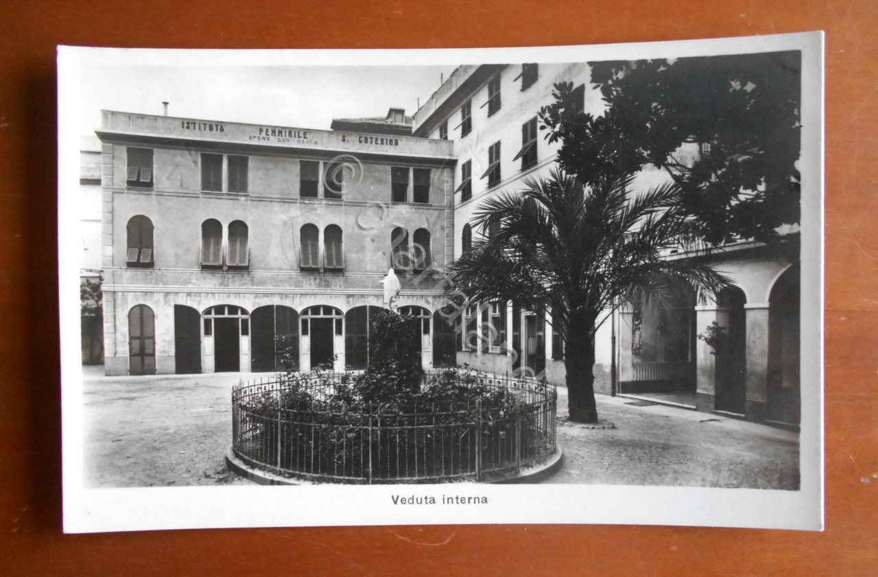 Cartolina Veduta interna - Collegio S. Caterina - Varazze (Savona) …