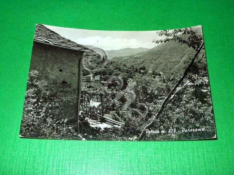 Cartolina Veleso - Panorama 1966
