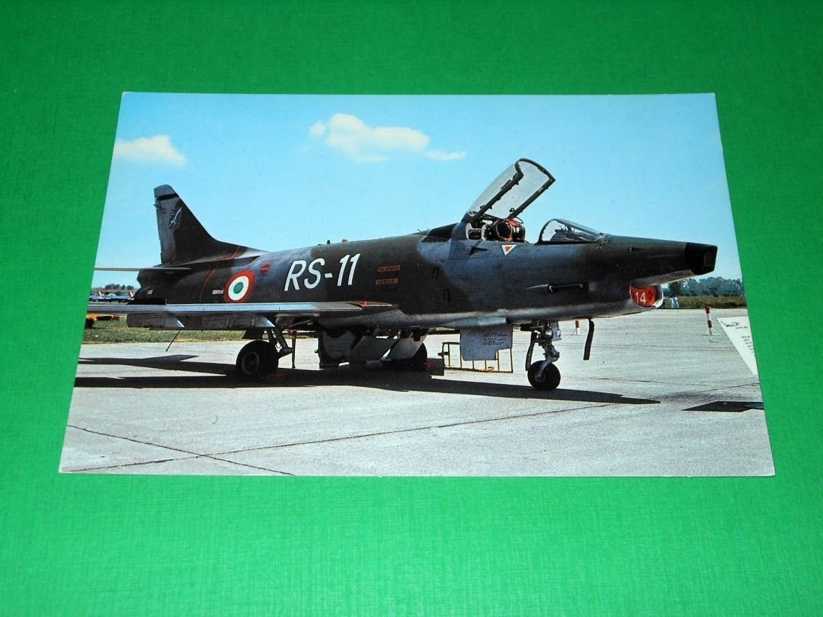Cartolina Velivoli dell' Aeronautica Militare Italiana 1965 ca # 1.