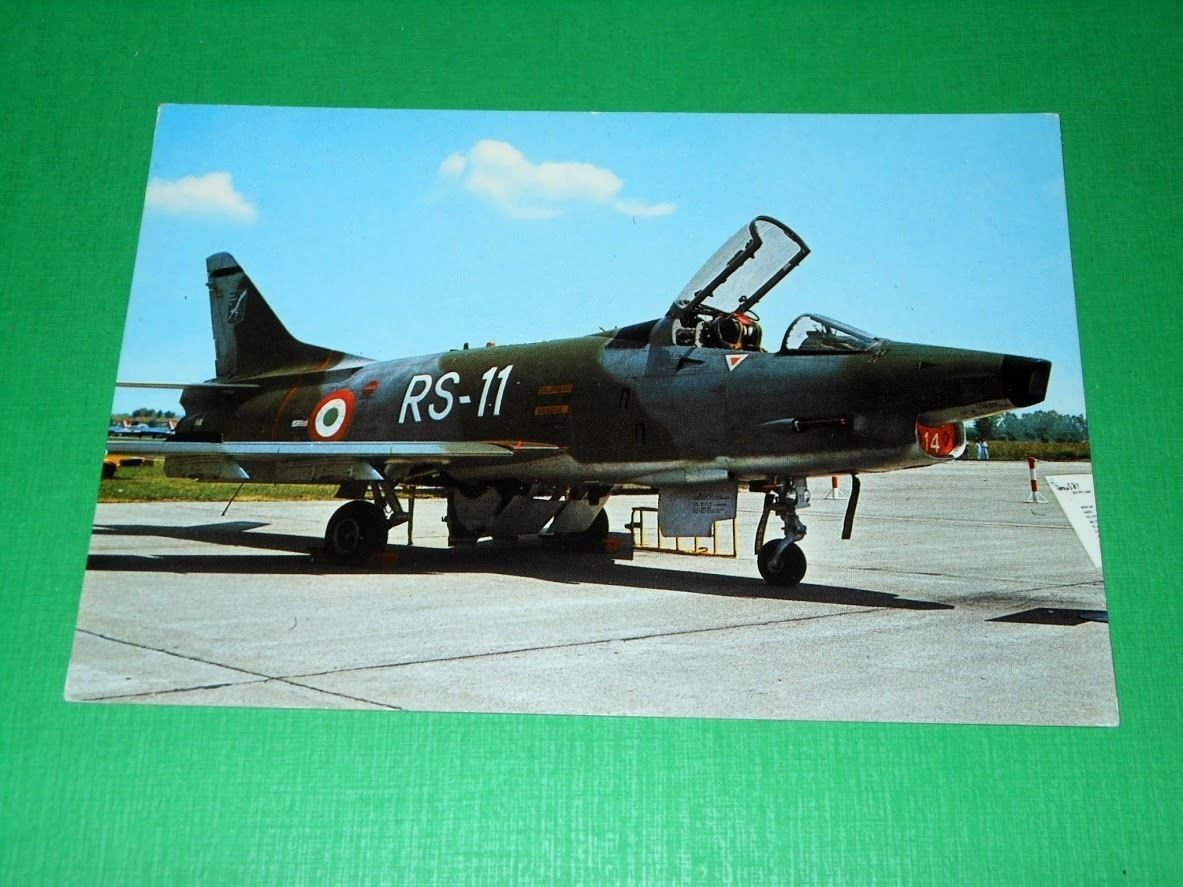 Cartolina Velivoli dell' Aeronautica Militare Italiana 1965 ca # 9.