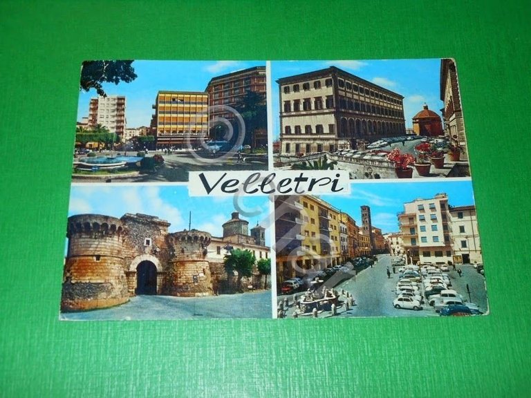 Cartolina Velletri - Vedute diverse 1974.