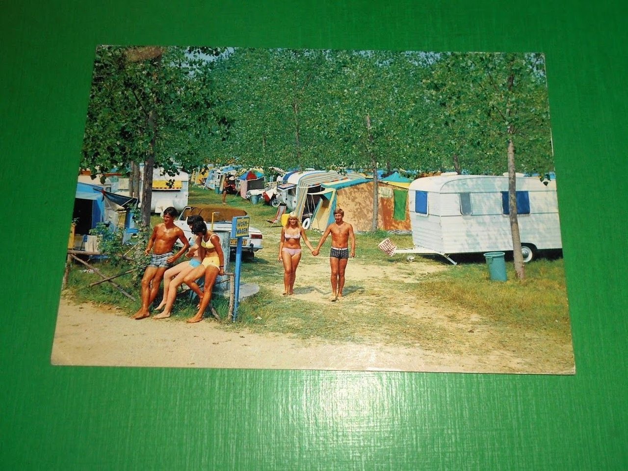 Cartolina Venezia - Cavallino - Camping Europa 1969.
