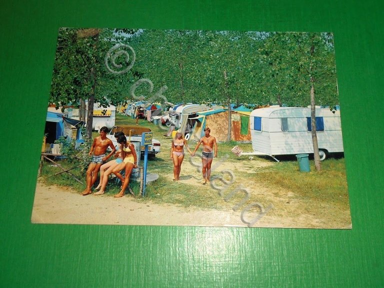 Cartolina Venezia - Cavallino - Camping Europa 1969.