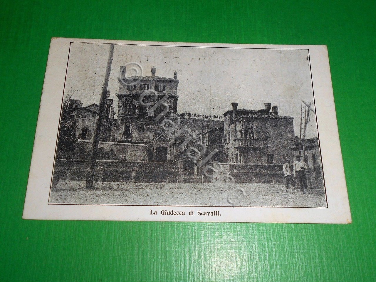 Cartolina Venezia (?) - La Giudecca di Scavalli 1911.