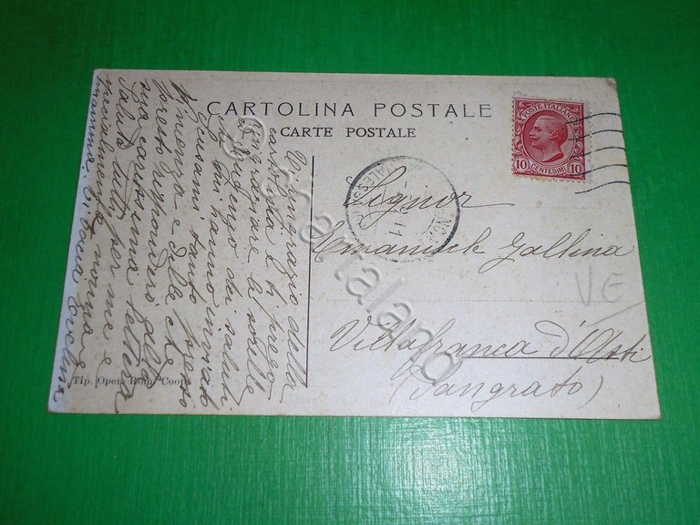 Cartolina Venezia (?) - La Giudecca di Scavalli 1911.