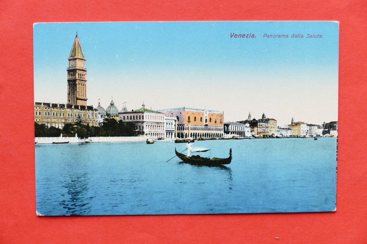 Cartolina Venezia - Panorama dalla Salute - 1915 ca..