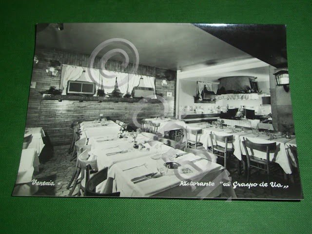 Cartolina Venezia - Ristorante "Al Graspo de Ua" - interno …