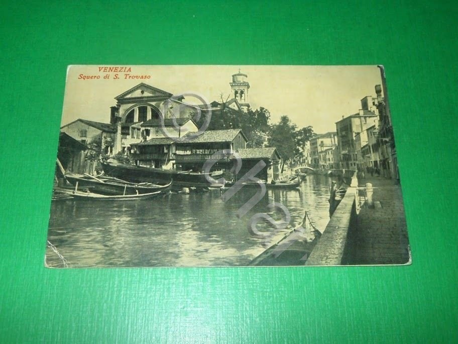 Cartolina Venezia - Squero di S. Trovaso 1930 ca.