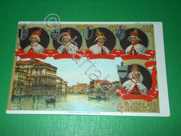 Cartolina Venezia e i suoi 120 Dogi - Il Palazzo …