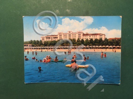 Cartolina Venezia Lido - Hotel Des Bains e Spiaggia - …