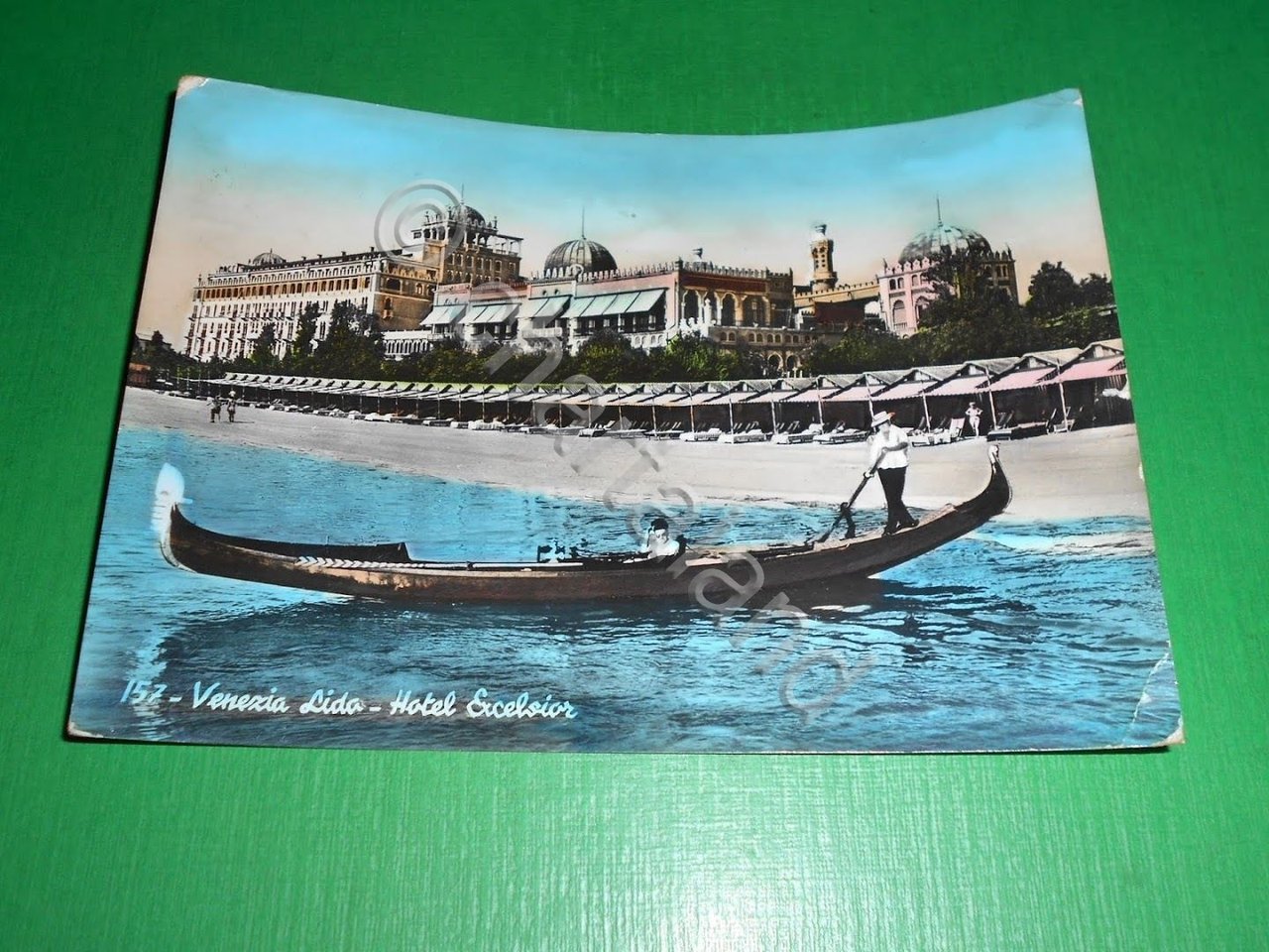 Cartolina Venezia Lido - Hotel Excelsior -- 1954