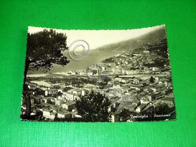 Cartolina Ventimiglia - Panorama 1953.