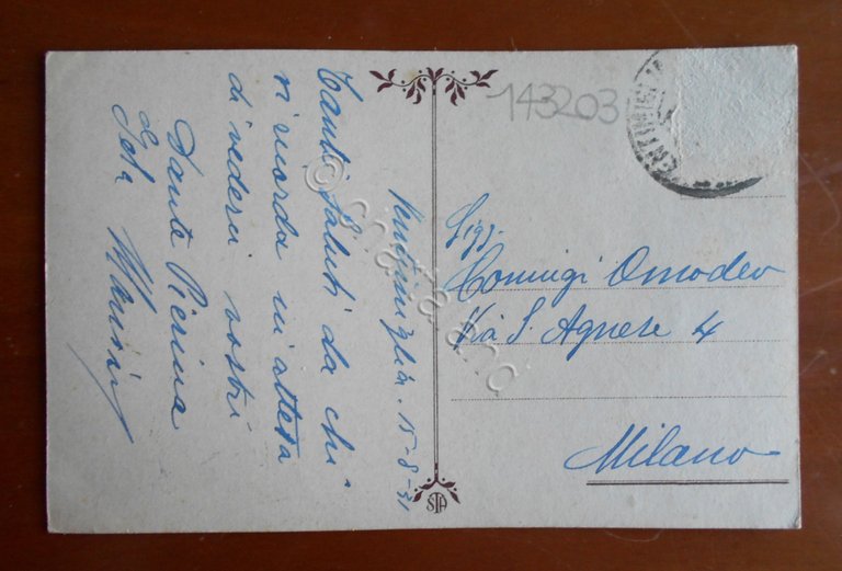 Cartolina Ventimiglia - Vecchia Caserma Bersaglieri e Veduta generale - …