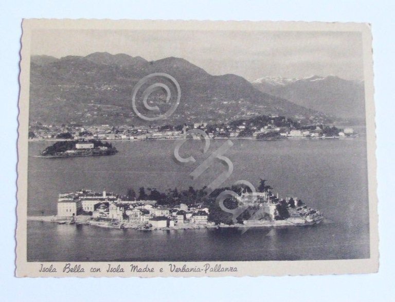 Cartolina Verbania Pallanza - Isola Bella 1900 ca
